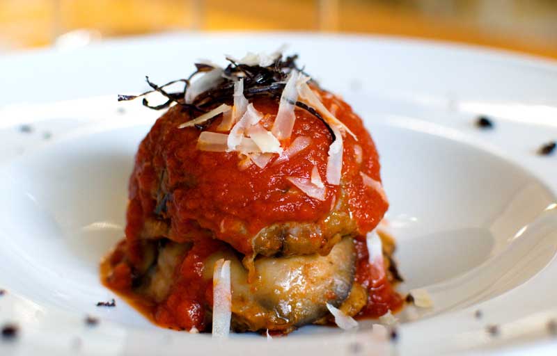 parmigiana di melanzane cubo